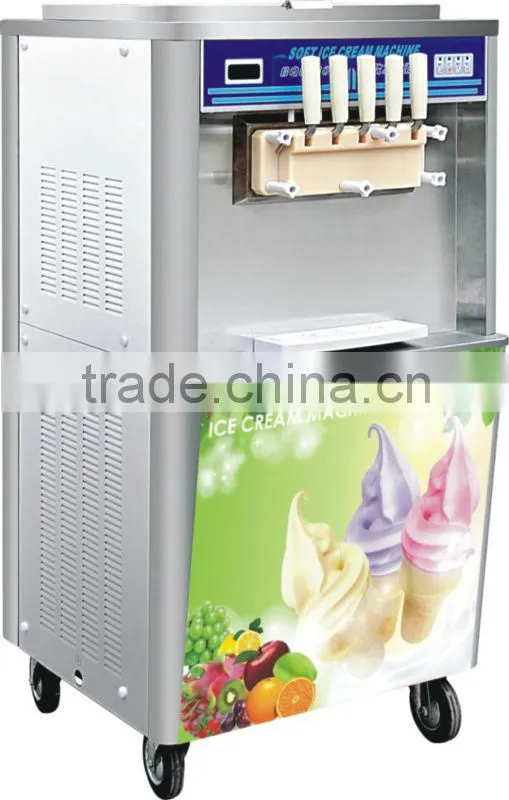 3 flavor soft ice cream machine
