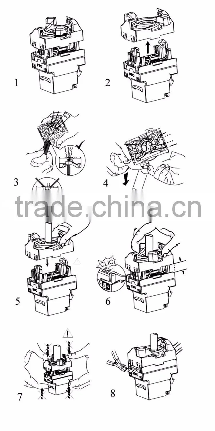 Superior Quality Utp Female Keystone Jack Cat5e