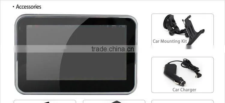 4.3 inch bluetooth gps