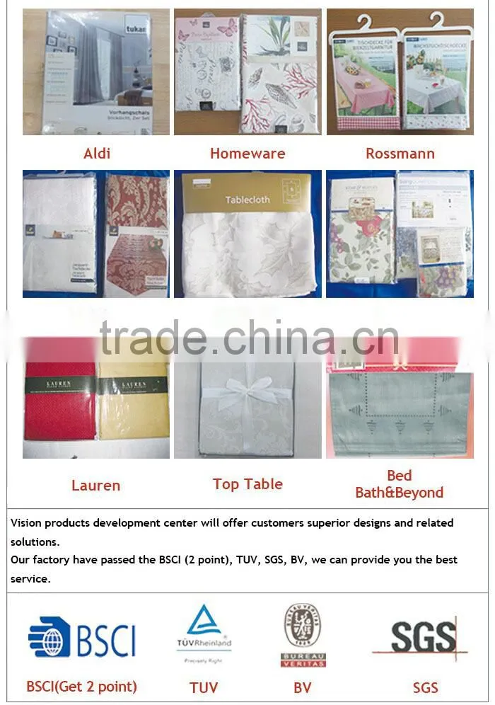 PVC Flocking Printing Shower Curtains Elegant