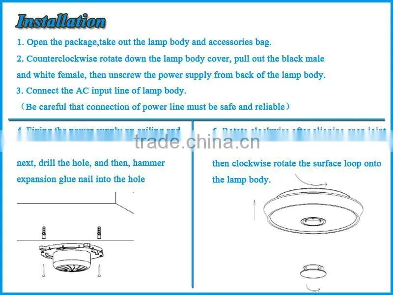 modern energy saving lights flush mount solar ceiling lighting