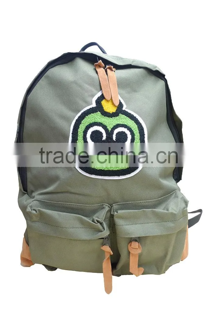 2016 New Arrival Products Bros Stylish Brosdion Army Green PP Material School Backpack