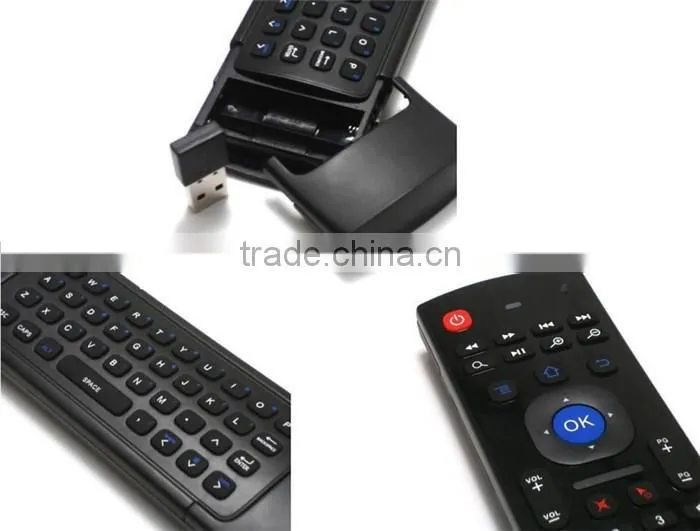 Mini Keyboard 2.4g mini fly air gyro mouse wireless keyboard MX3 Remote Control