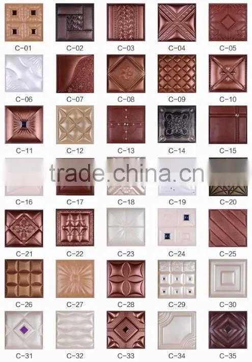 Elegent ceiling tiles, soundproof, waterproof, mould-proof wall panels