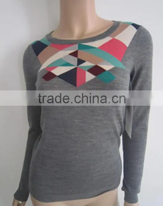 ladies' hot sell knitted sweaters