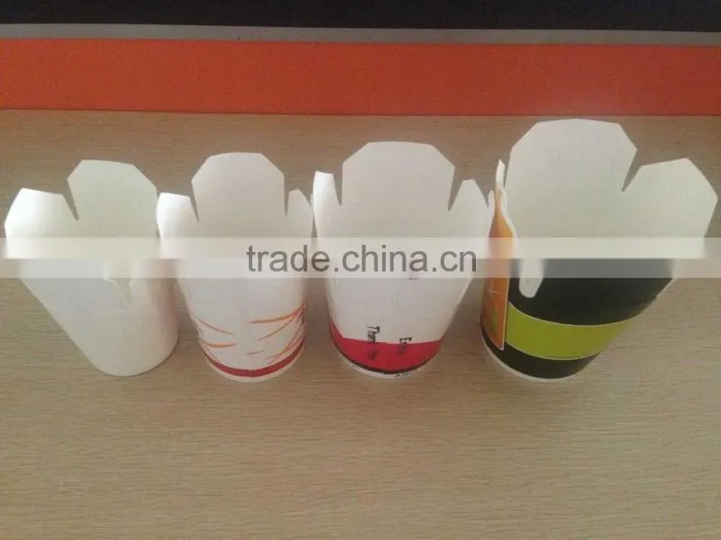 food grade disposable take away wholesale eco12oz single wall food paper box container