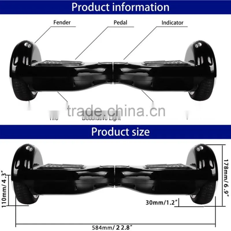6.5 Inch bluetooth electric scooter two wheel hoverboard with LG battery UK plug Plum round Ancheer AM002734