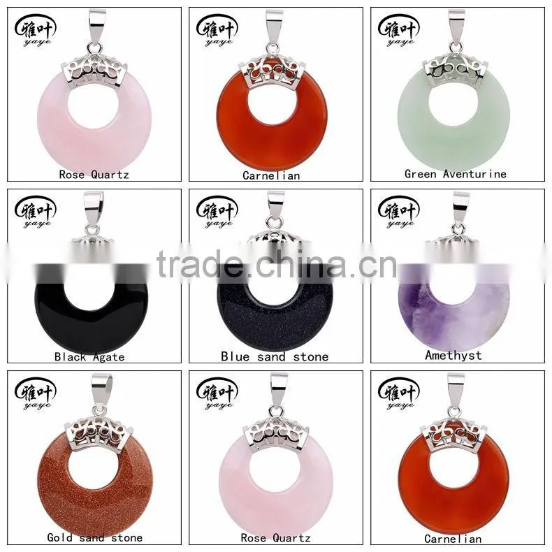 Wholesale natural semi precious stone Skull shape Pendant