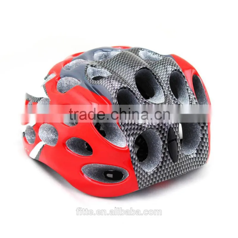 In mold eps pv shell high resistance safety bicycle helmets