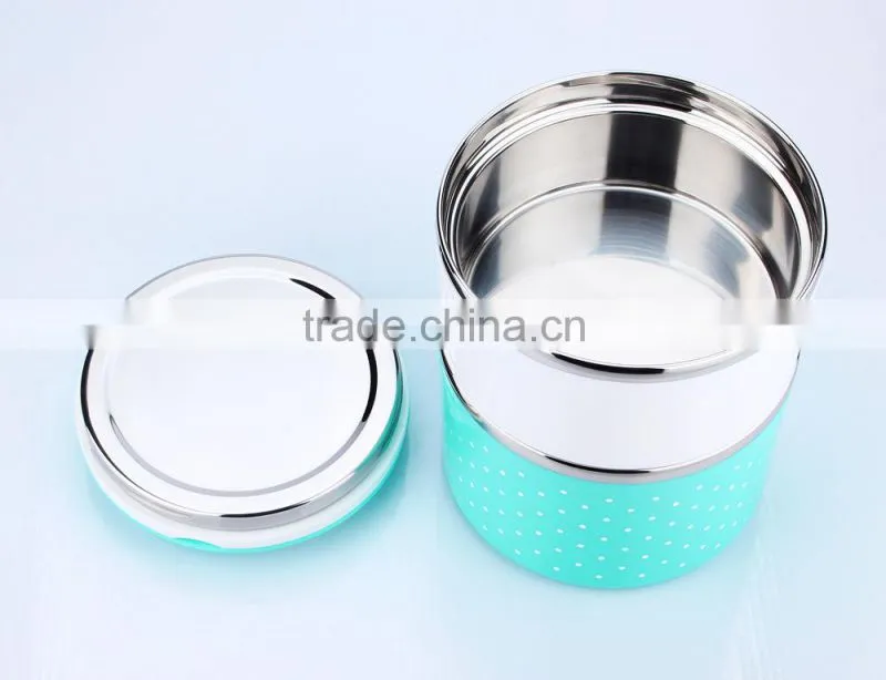 smashbox 2 layers thermos lunch box with soup contain and cover