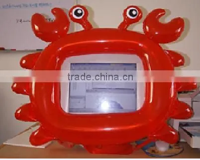 2016 inflatable santa claus computer cover inflatable photo frame