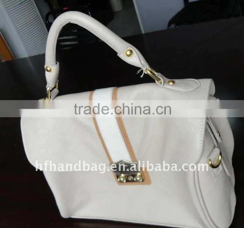Brown leather bag