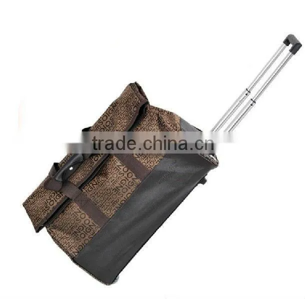 Big travel bag on wheels,fashion casual travelling bag