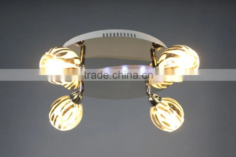 residential decoration crystal glass ceiling chandelier&pendant lamp with SMD LED