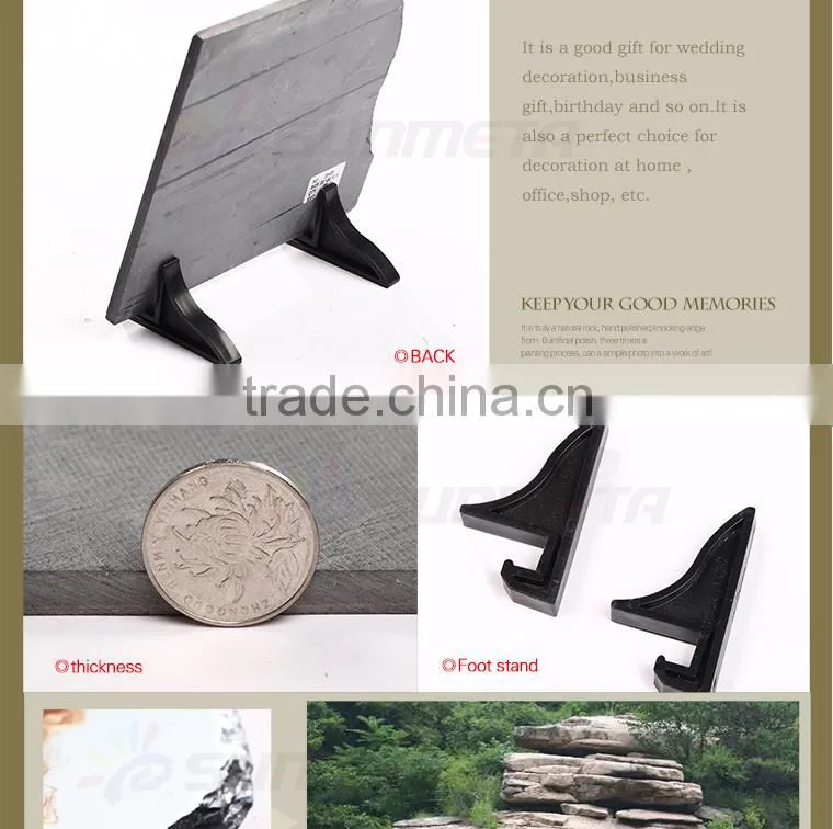 Sunmeta factory directly 3D sublimation blank rock photo SH08 20*20cm