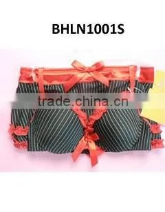 Top Sale Womens Underwear Printed Cotton Sexy Christmas Bra Set
