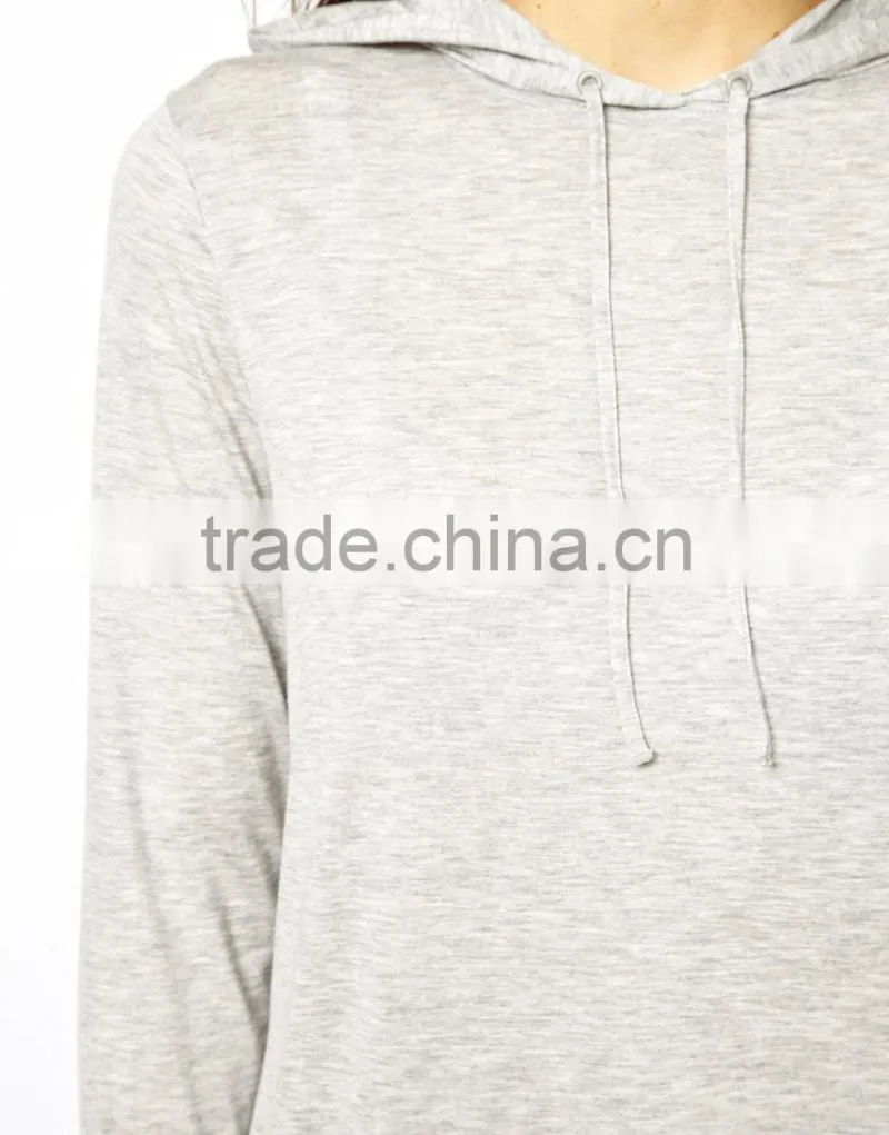 Ladies Plain Pajama Set With hood