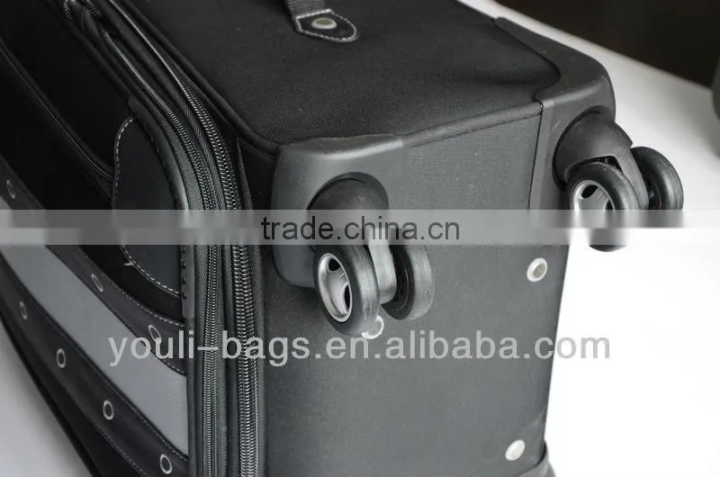 Newest Polyester Trolley Bag with Spinner