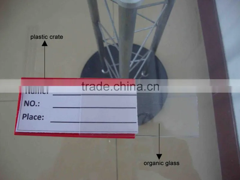 Moveable Magnetic Tag used on Metal Shelf