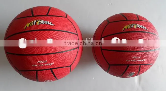 Nature rubber netball, big tennis ball, colorful netball