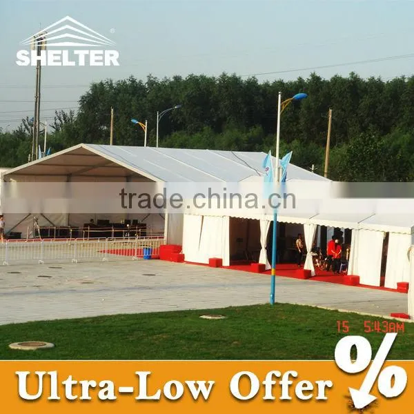 PVC double coated FabricPVC double coated Fabric and >100 Person Tent Type marquee tents