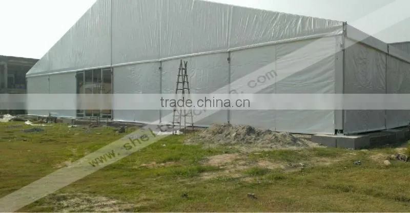 large outdoor pavilion shelter tent with ABS solid walls for sale