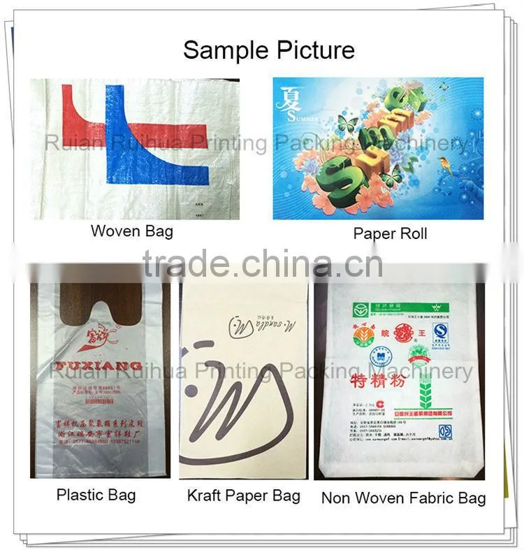 four colors flexo printing machine