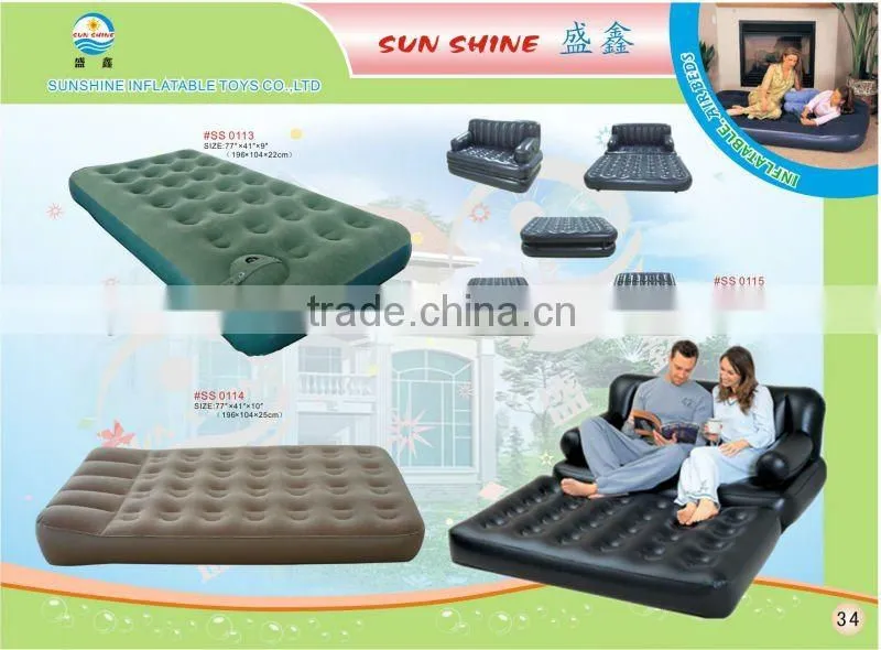 Hot sales inflatable air bed for bedroom furniture