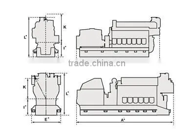 Wartsila 32 Yuchai high quality generator set for sale