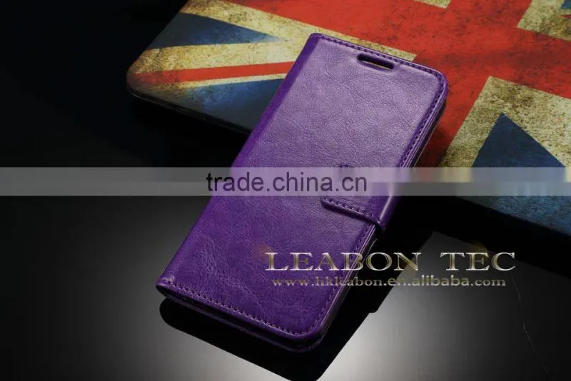 2015 Hot Selling Item Coach Wallet and Phone Case New Galaxy S6 Luxury Leather Case for S6 Case