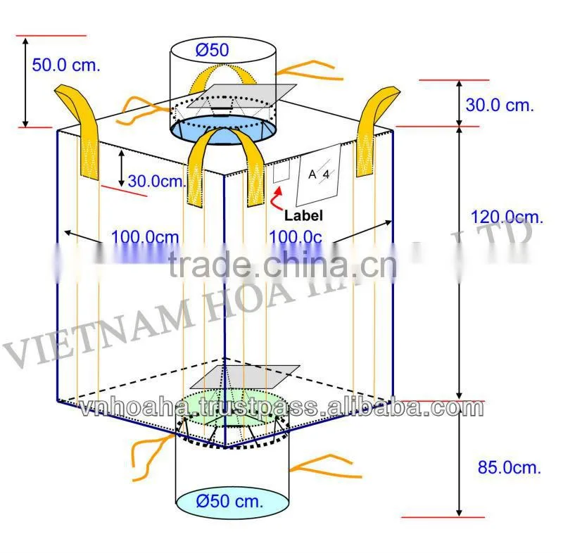 the biggest manufacturer of supper bag, ton bag, bulk bag, FIBC bag, container bag, pp jumbo bag, big bag in Vietnam