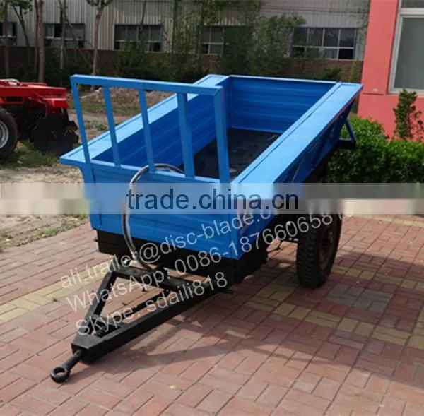 20hp tractor trailed 1.5 ton farm trailers