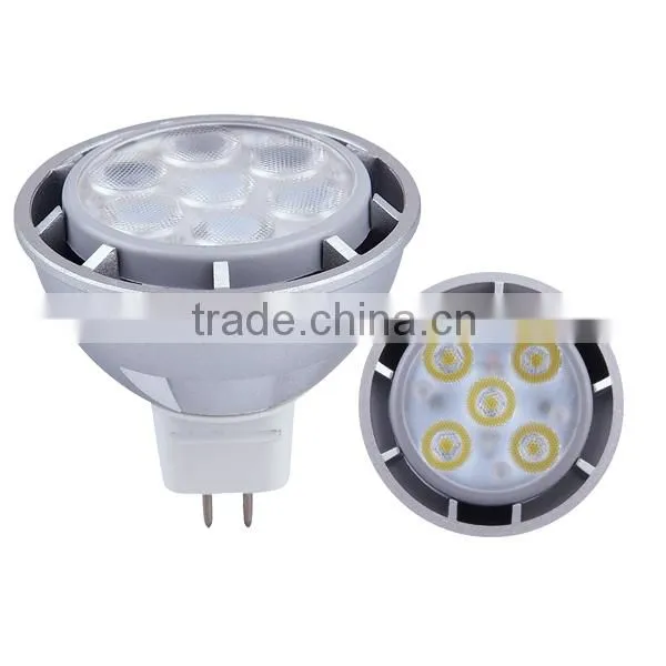 Dimameter 50MM 85-265V 45 degree 400lm 4500K 5W GU10 LED