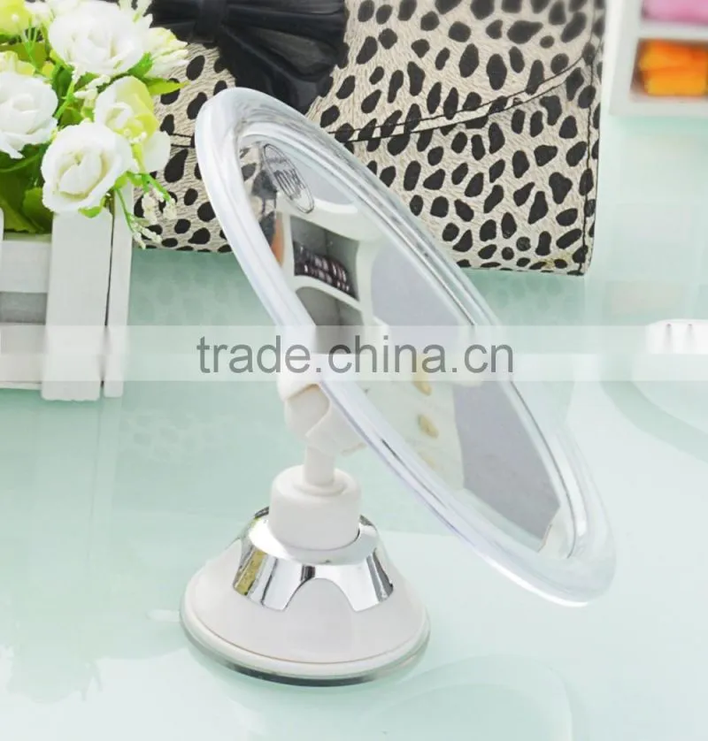 bathroom mirror, fogless suction cup mirror swivel wall mounted
