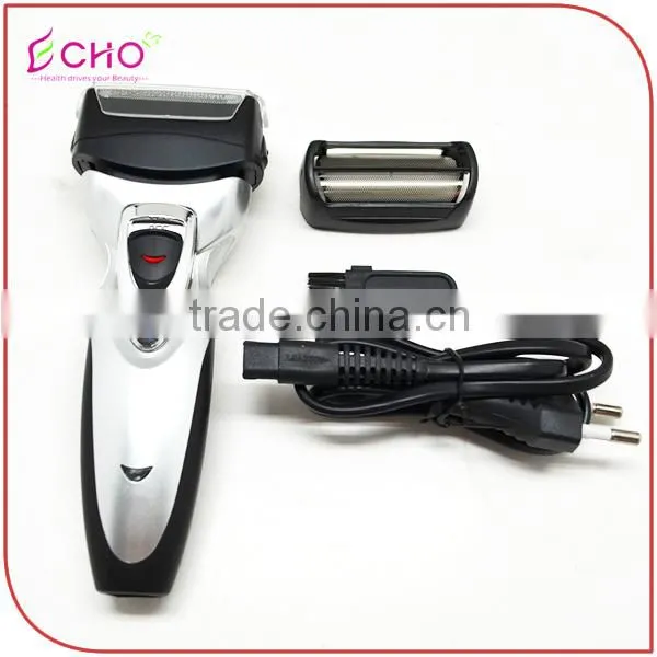 Electric Rechargeable Beard Trimmer Shaver with Foil