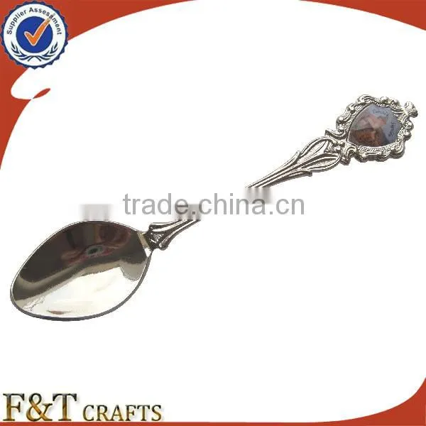 promotional travel sounenir gifts item metal small bulk metal spoons