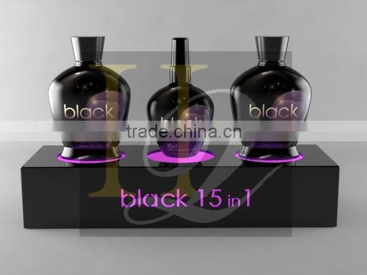 LED acrylic cosmetic bottle display stand