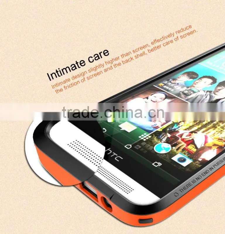 For HTC ONE E8 Armor series TPU+PC combine bumper case