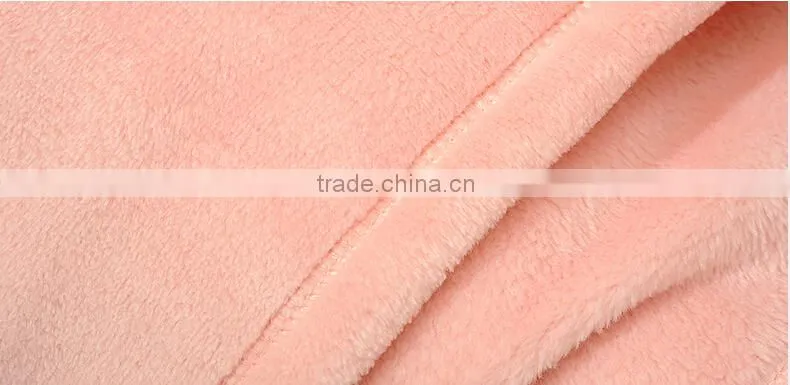 Super soft solid color flannel blanket