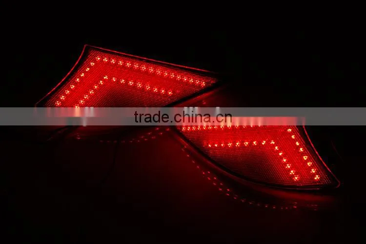 New High Power Red Tail Light Car Accessories 12V Led Waterproof Rear Bumper Lights for Lexus IS
