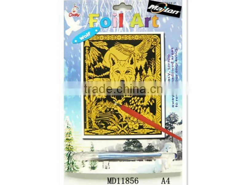 Engraving art/Engraving card/Scrape card/craft card