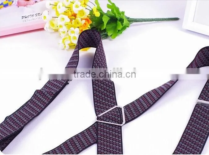 High quality micro woven fabric suspender for business gifts