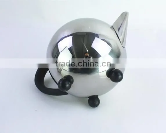 High quality mirror finished single wall stainless steel tea pot