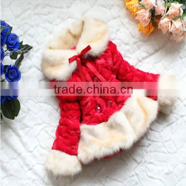 fall boutique clothing china lovely girls faux fur winter coat