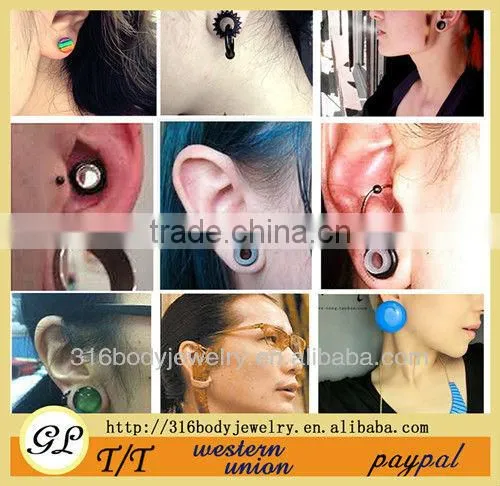fashion stainless steel piercing jewelry custom tongue rings
