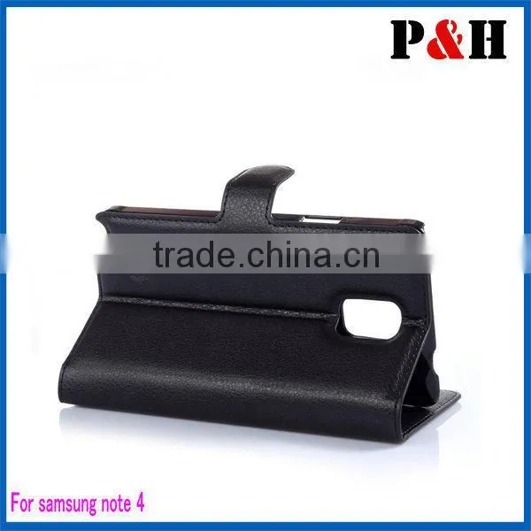 hot sale pu leather case for SamSung Galaxy Note4