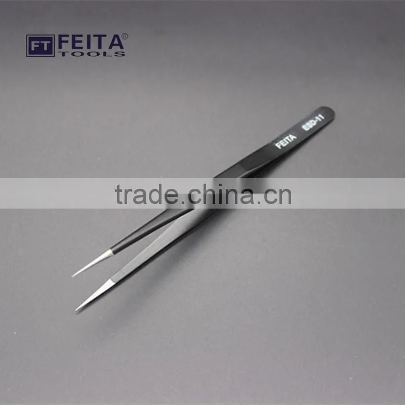 hot selling stainless steel ESD Tweezers manufacturing/tweezers eyelash extension esd TWEEZERS