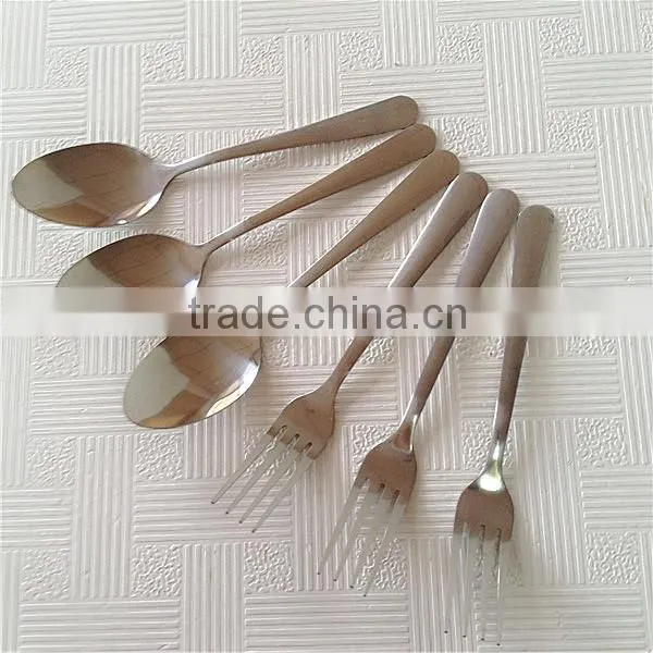 Camping Picnic Metal flatware Spoon and Fork