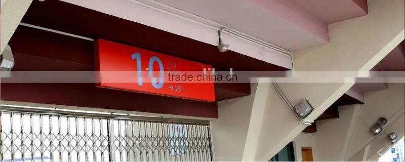 led suspending light box for advertising