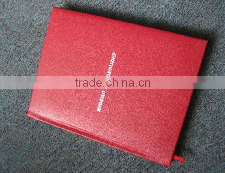 leather display book